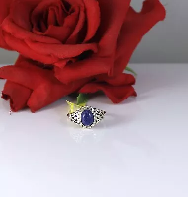 Sterling Silver NWT Blue Lapis Lazuli  Ring Size 10 4.84g  CAT RESCUE • $25.99