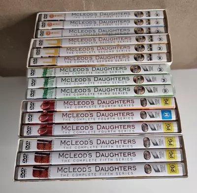 McLeod's Daughters Complete Seasons Series 1- 5 1 2 3 4 5 DVD Set Region 4 PAL • £24.75