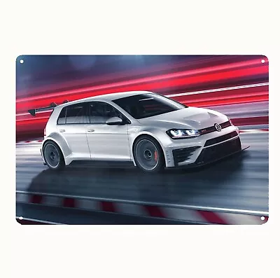 Vw Golf Gti Mk7 Car Metal Poster Tin Sign 20x30cm • $14.90