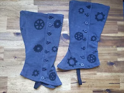 Steampunk Spats - Gears  • $35