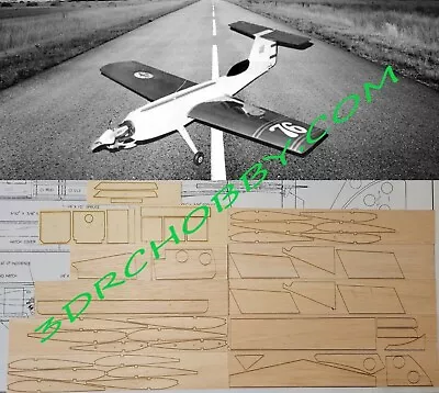 76 Special 36  R/C Airplane Laser Cut Balsa Ply Short Kit With Plans • $119.99