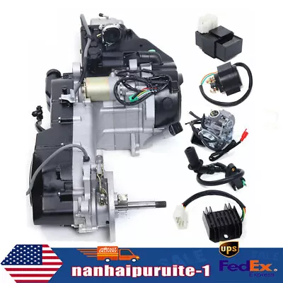  4 Stroke Long Case GY6 Moped Scooter Engine Motor Electric CVT Auto Motor 150CC • $331.55