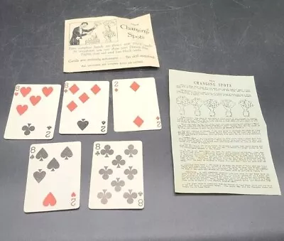 Vintage Adam's Changing Spots Card Trick Set In Original Packaging  • $66.49