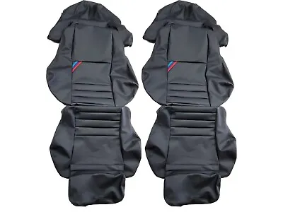 Fits BMW E36 M3 Vader 1994-99 Black Leather Seat Covers Replacement Made In USA • $999