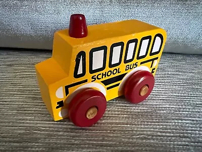 Wooden Toy Montgomery School BusI • $8