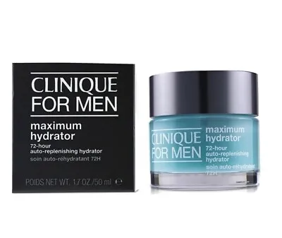 Clinique For Men Maximum Hydrator 72 Hour Auto-replenishing Hydrator 50 Ml Boxed • £25.95