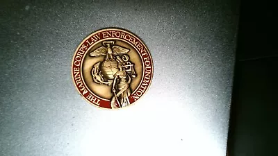 Challenge Coin The Marine Corps Law Enforcemt Foundation Educating Children  • $15.99