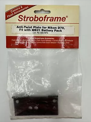 Stroboframe 300-NF4 Anti Twist Plate For Nikon F4 • $15.29