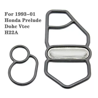 Fit For 1993-2001 Honda Prelude Dohc Vtec H22A Solenoid Gaskets Upper & Lower • $7.97