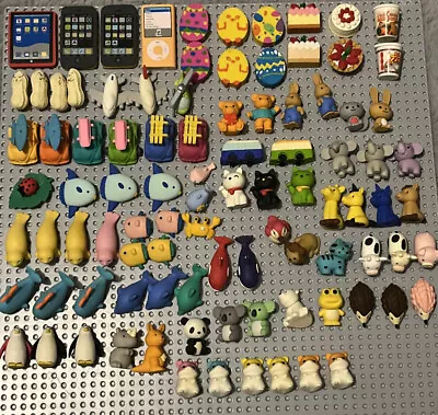 Iwako Collectible Japanese Puzzle Erasers Huge Job Lot Bundle READ DESCRIPTION • £40