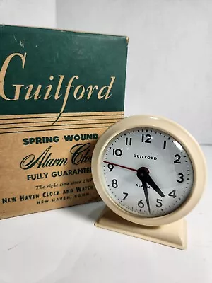 Vintage Guilford Wind-up Clock • $17