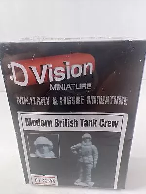 D Vision Miniature Modern British Tank Crew 1/35 Scale • $27.90