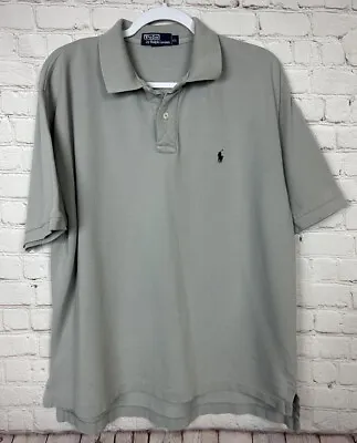 Polo Ralph Lauren Men's Polo Shirt Size XL Short Sleeve Gray • $8.50