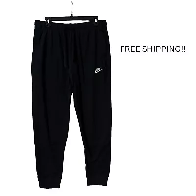 Nike Club Jersey Joggers Sizes S M L XXL Mens Lightweight Pants BV2762 010 • $39.99