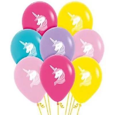 12 Unicorn Latex Balloons Party Hanging Decorations Unicorns Fashion Assorted  • $8.50