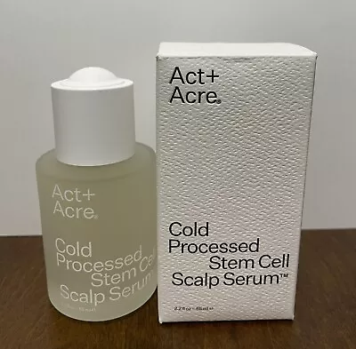ACT+ ACRE Cold Processed Stem Cell Scalp Serum 2.2 Oz #1 Best Selling NEW IN BOX • $57.99
