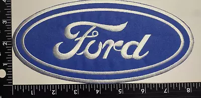 Large Ford  Patch  Iron On Or Sew On Embroidered Patch Oval High Quality Est. 8  • $22.22