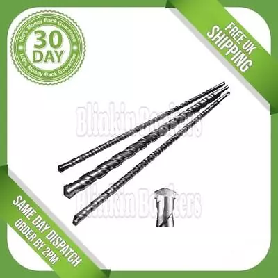 3pc 400mm Drill Bit Sds Type Wall Masonry Masonary Brick Concrete 12mm 16mm 25mm • £12.89