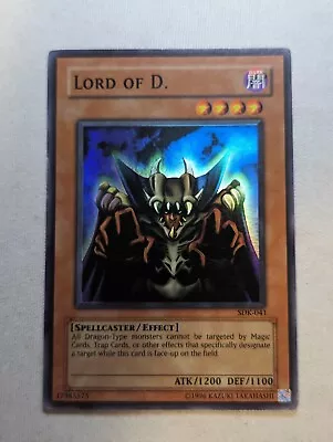 Yugioh Lord Of D. Starter Deck Kaiba SDK-041 Unlimited Super Rare - MP • $3.40