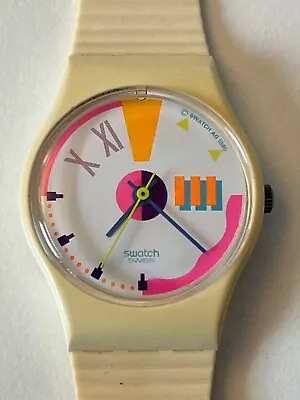 Vintage Swatch Lady Port-O-Call LW127 1991 Watch Workin But Damaged • $24.99