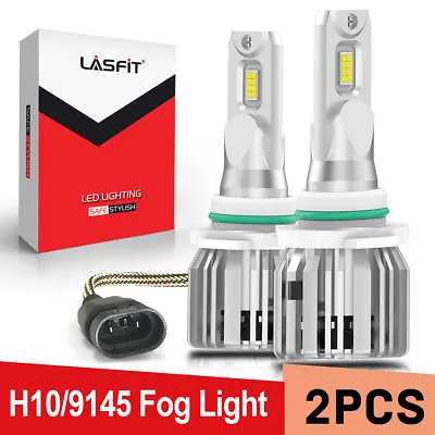 Lasfit 9145 9140 H10 LED Fog Lights Bulbs For Ford F150 2004-2022 Super Bright • $34.99