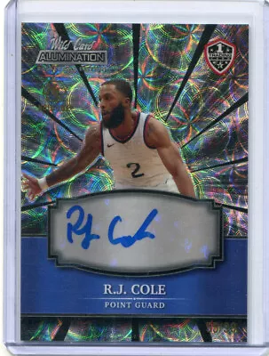 2021-22 Wild Card Alumination Holo-Lux Circles R.J. Cole Rookie Auto 55/99 • $5.49