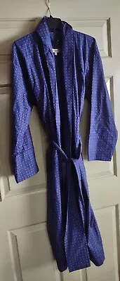 Vintage Bown Of London Cotton Robe Men's LARGE  Belted Pockets • $59.99