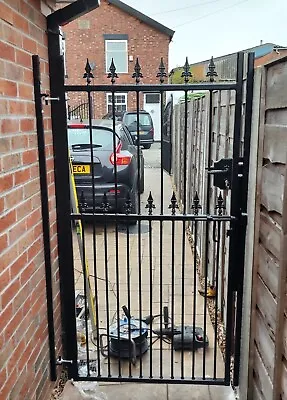 Side Gate Metal Gate With Locinox Key Lock And Slide Pad Bolt • £439.21