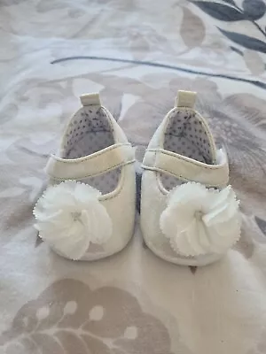£1.55 • Buy Newborn Girls Shoes  0-3 Mths