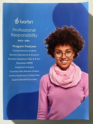 Barbri Professional Responsibility 2023-2024 Paperback Book ~ VERY GOOD • $39.98