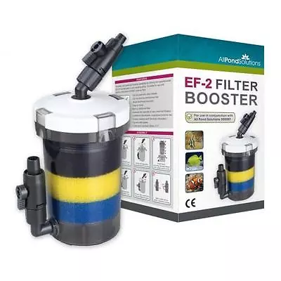 External Aquarium Fish Tank Add On Filter 2.3L - All Pond Solutions EF-2-Booster • £19.99