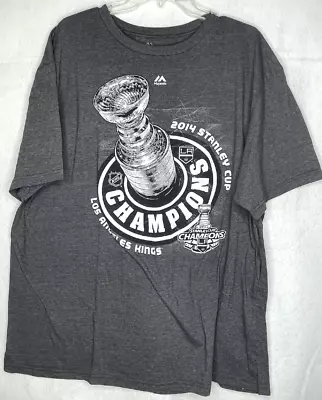 LA Kings T-Shirt Size 2XL NHL Hockey 2014 Champions  Men's Stanley Cup • $19.99