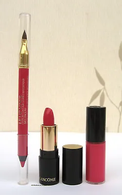 Lancome Mini Lip Products Set - LipstickMatte ShakerLip Pencil Various - New • £4.34