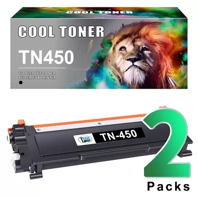 2 Pack TN450 Toner Cartridge High Yield For Brother HL-2280DW 7360N HL-2270DW • $18.85