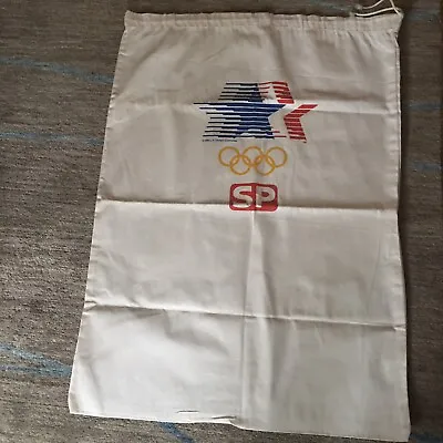 1980 Los Angeles SP Olympic Committee Oversized Cotton Bag New  NOS 36” X 26” • $23