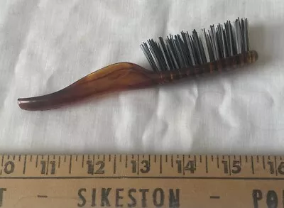 Vintage Avon Mini Hair Brush Tortoise Travel Size Purse 6 Inch • $15.99