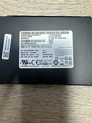 Samsung 256GB 2.5 SATAIII SSD MZ-7TY2560 MZ-7PD2560 MZ-7LN256C PM871b 746141-001 • $18