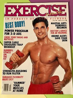 EXERCISE FOR MEN MAGAZINE July 1992 EXERCISE FITNESS HEALTH MEN'S INTEREST • $12.95