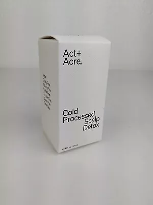 Act+Acre Cold Processed Scalp Detox Oil 3.0 Fl. Oz. Full Size • $26.99