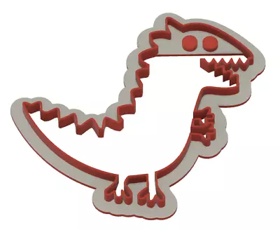 £3.75 • Buy Mr Dinosaur (George Pig) Cookie Cutter Cake Fondant 3D Printed