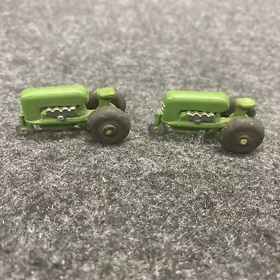 HO Scale Cast Metal Tractors (2) Used Green Hard Rubber Rear Tires (HO041324-06) • $6