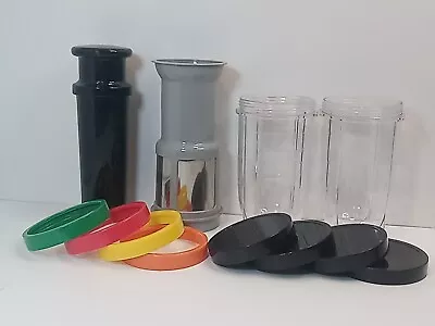 Magic Bullet Accessories Lot Replacement Cups Rings Lids Juicer • $19.99