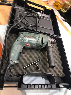 £17 • Buy Used Bosch PSB600RE Corded Impact Drill & Carry Case & 20+ Bits - Herefordshire