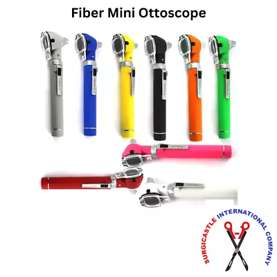Mini Pocket Otoscope Fibre Optic Ear Scope Examination With LED Surgicastle • $29.99