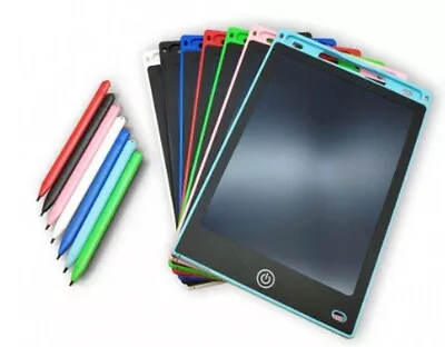 Black 12  LCD Writing Tablet Electronic Drawing Notepad Doodle Board Kids/Adults • $14.99