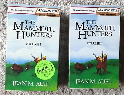 Mammoth Hunters Book 3 V1 & V2 Audio Cassettes Tape Jean Auel Vintage 1986 • $14.99