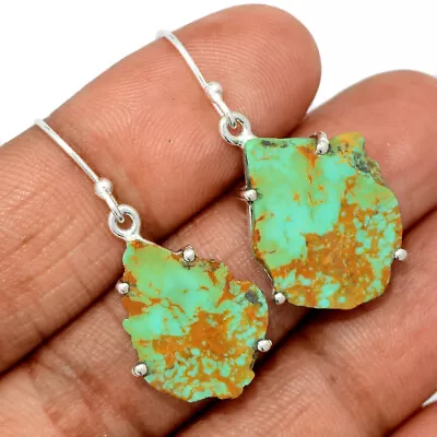 Natural Mexican Turquoise 925 Sterling Silver Earrings Jewelry CE30106 • $11.99