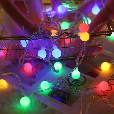 £7.99 • Buy Battery Powered Berry Ball Shaped LED Fairy Lights 20, 40 LEDs Wedding Party