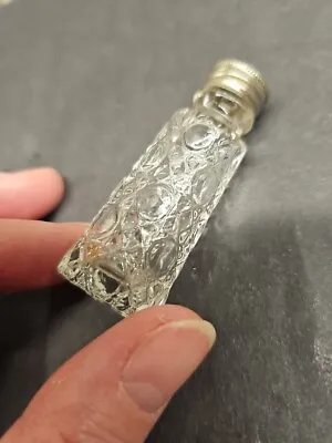 Rare Antique Vintage Miniature Czechoslovakia Glass Irice Perfume Bottle Czech • $29.99