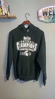 2010 Michigan State University Big Ten Champions Hoodie (Size Medium) • $42